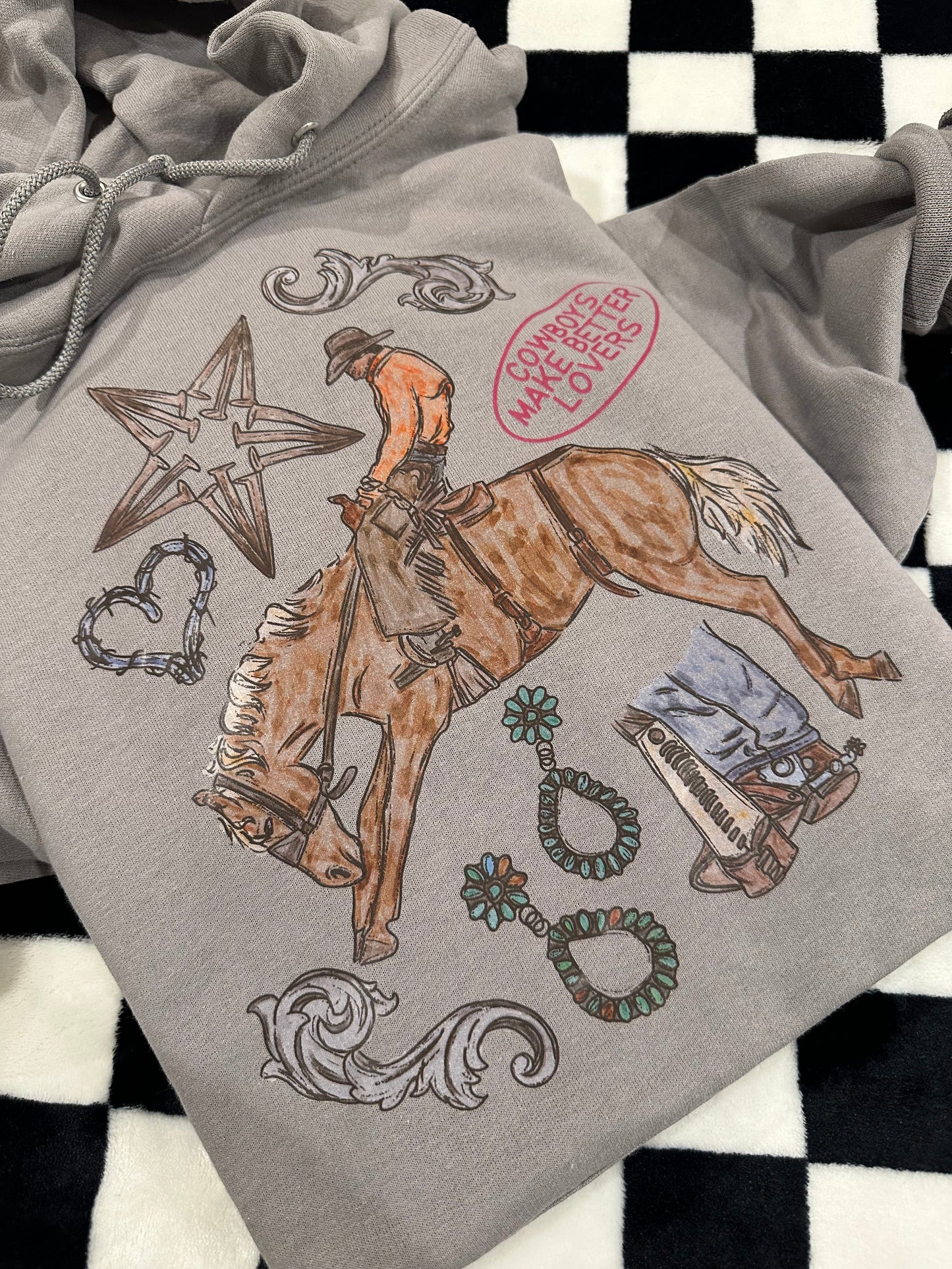 Cowboy Lovers Hoodie