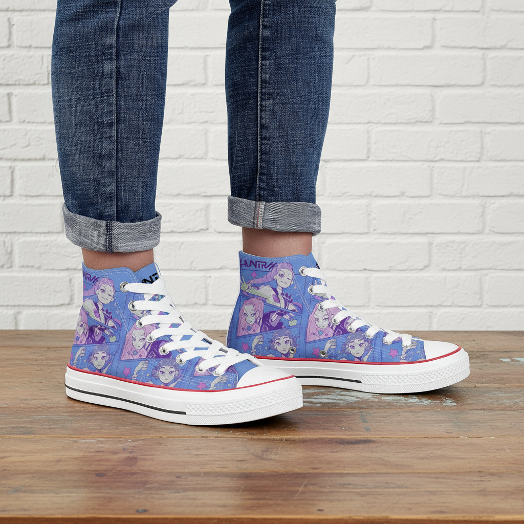 K-Pop Demon Hunters - Blue Variant | Adult High Top Sneakers