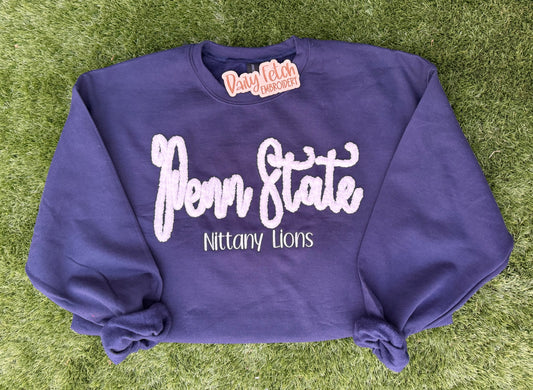 Penn State Embroidered Yarn Sweatshirt