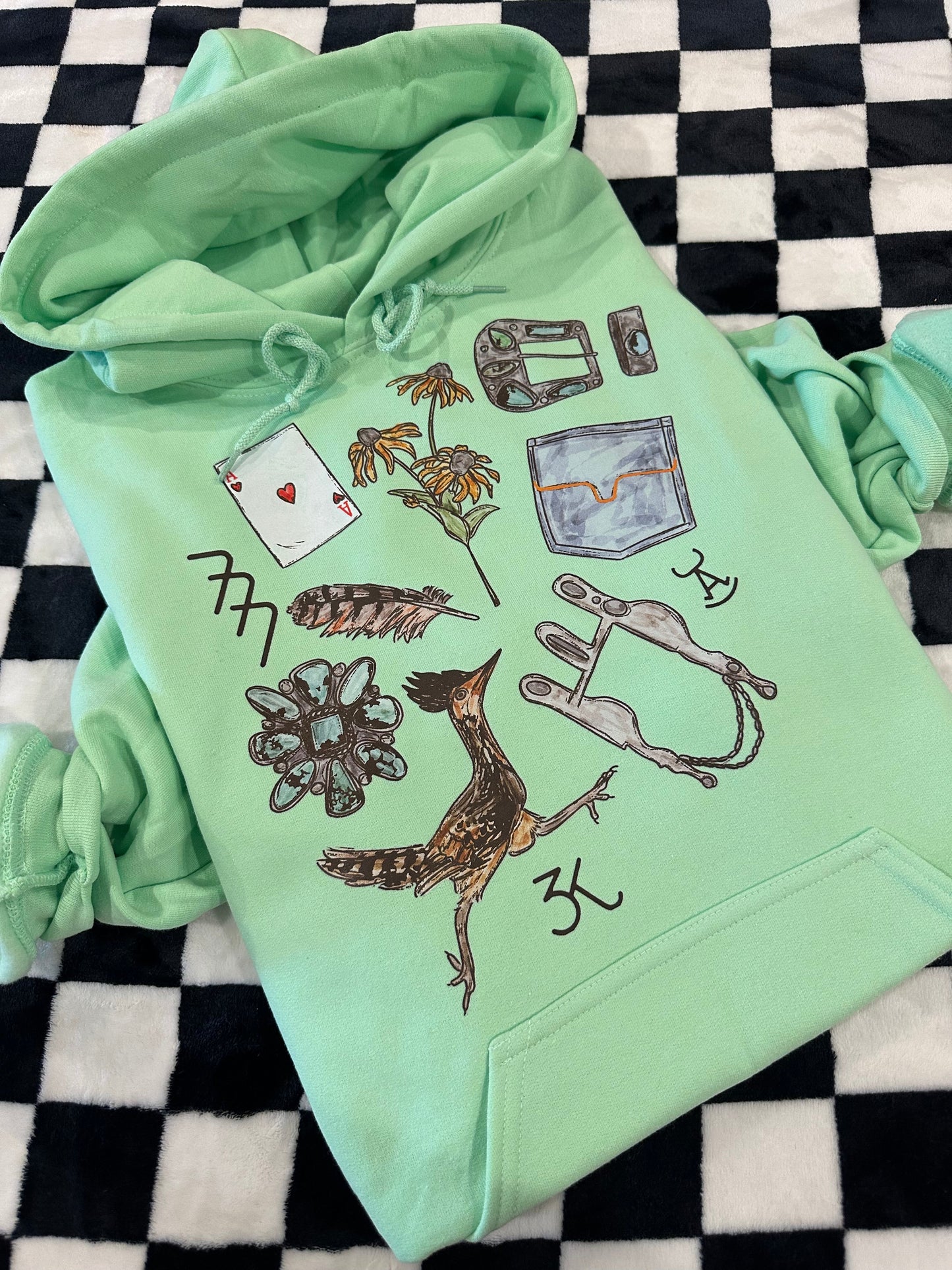 Roadrunner Hoodie - Mint Green