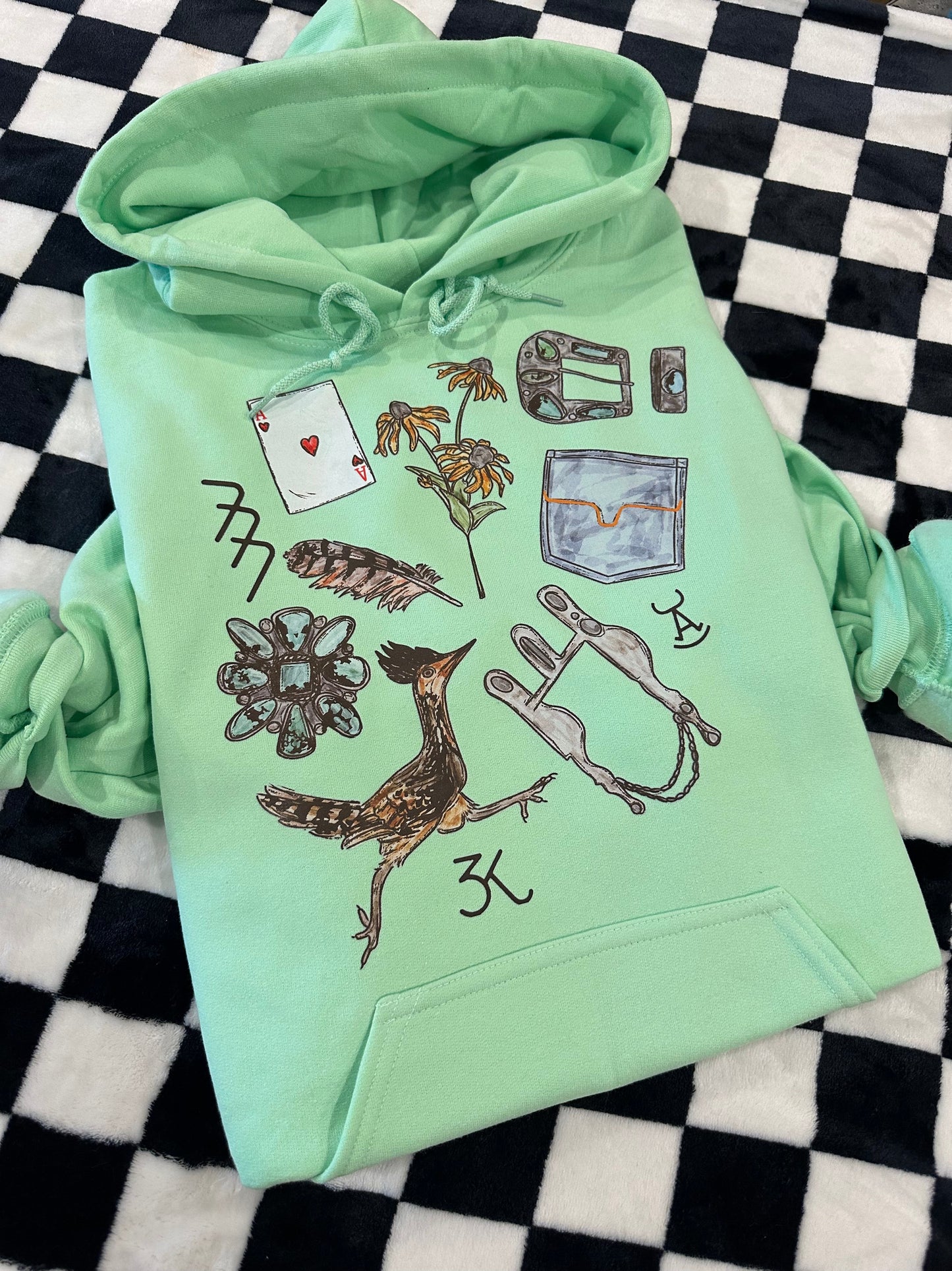 Roadrunner Hoodie - Mint Green
