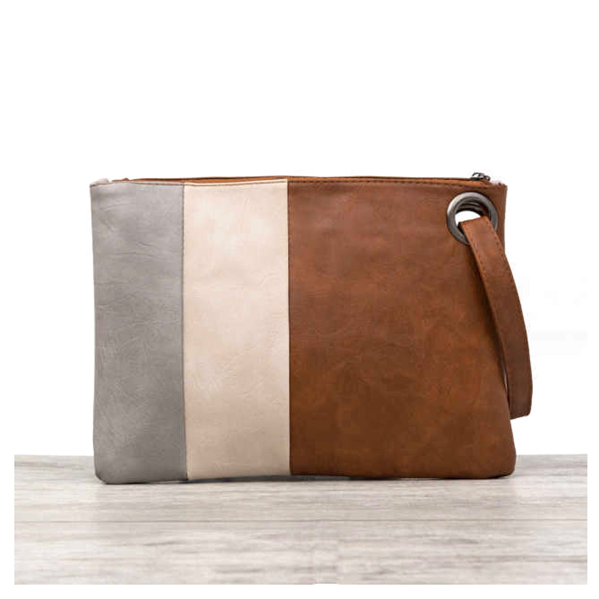 Oversize Everyday Color Block Clutch