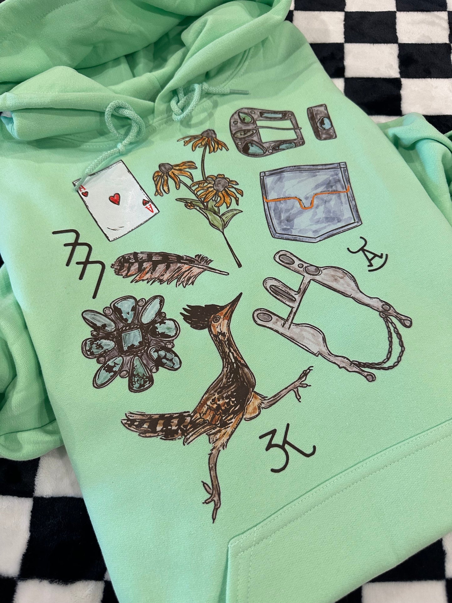 Roadrunner Hoodie - Mint Green