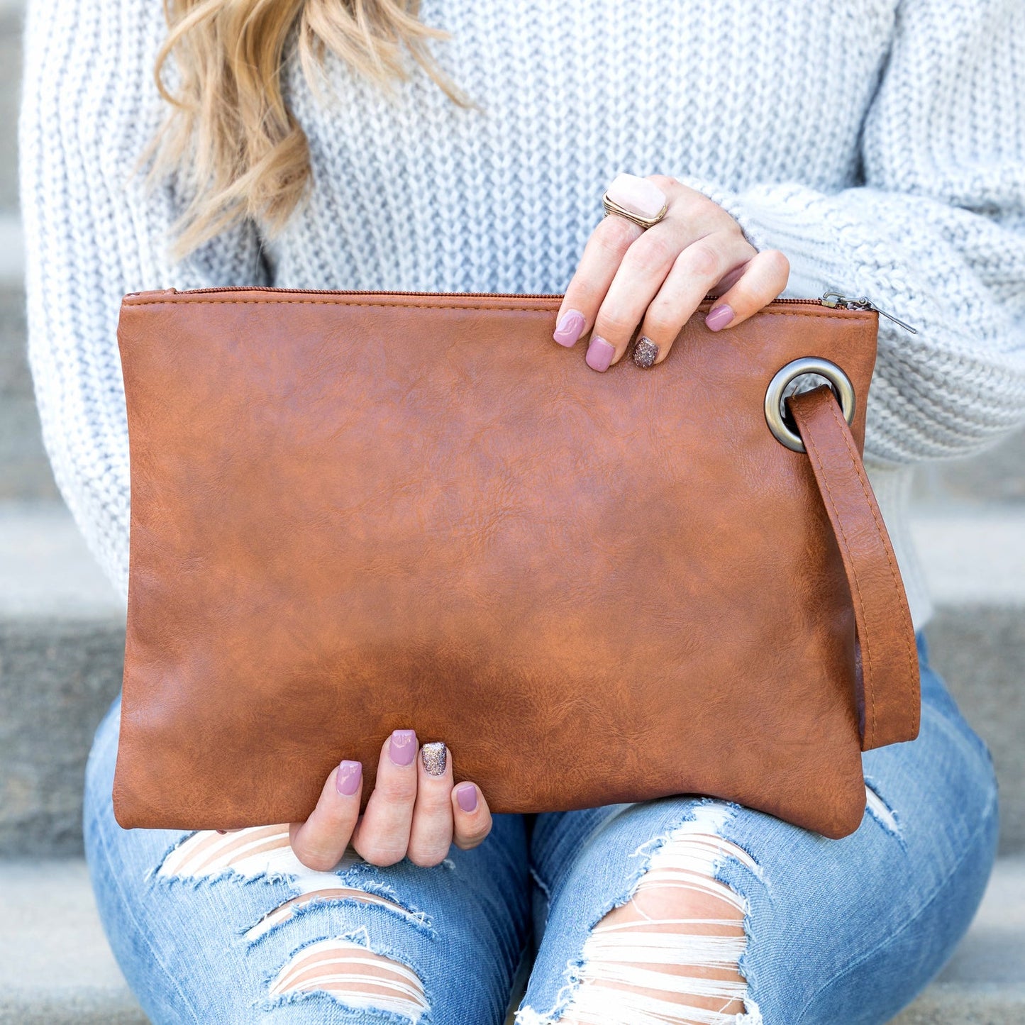 Over-sized Everyday Clutch