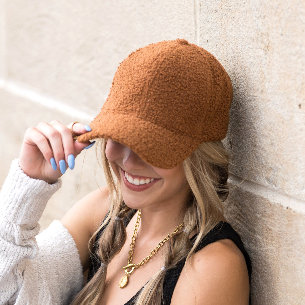 Boucle Sherpa Boyfriend Ball Cap