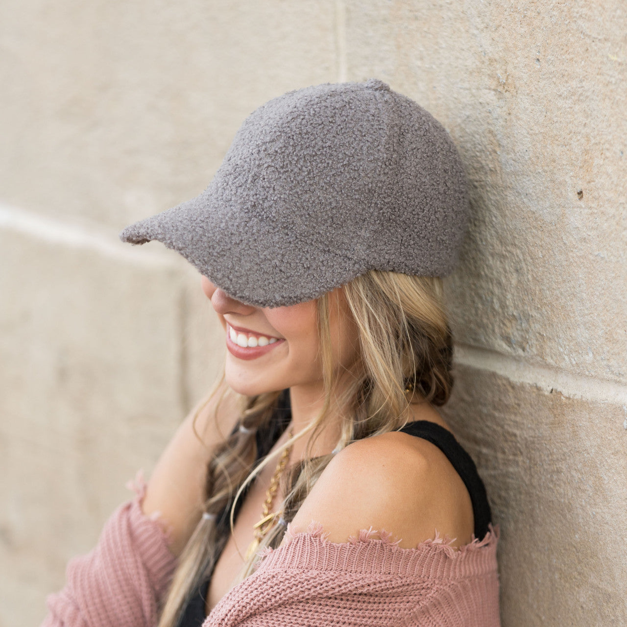 Boucle Sherpa Boyfriend Ball Cap