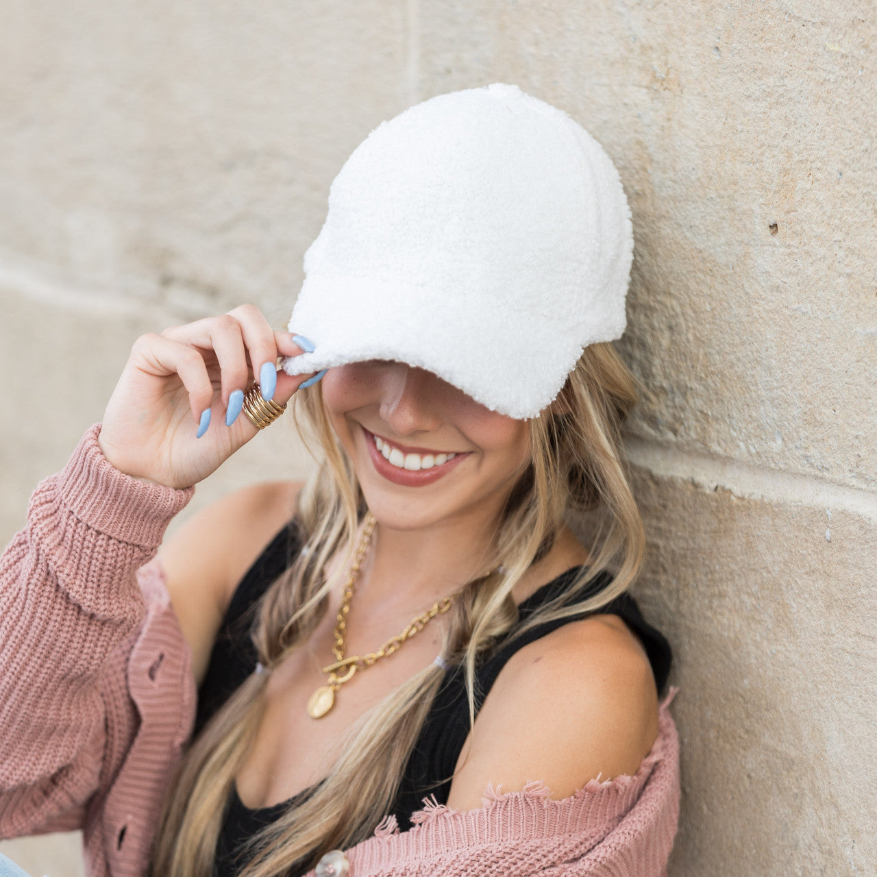 Boucle Sherpa Boyfriend Ball Cap