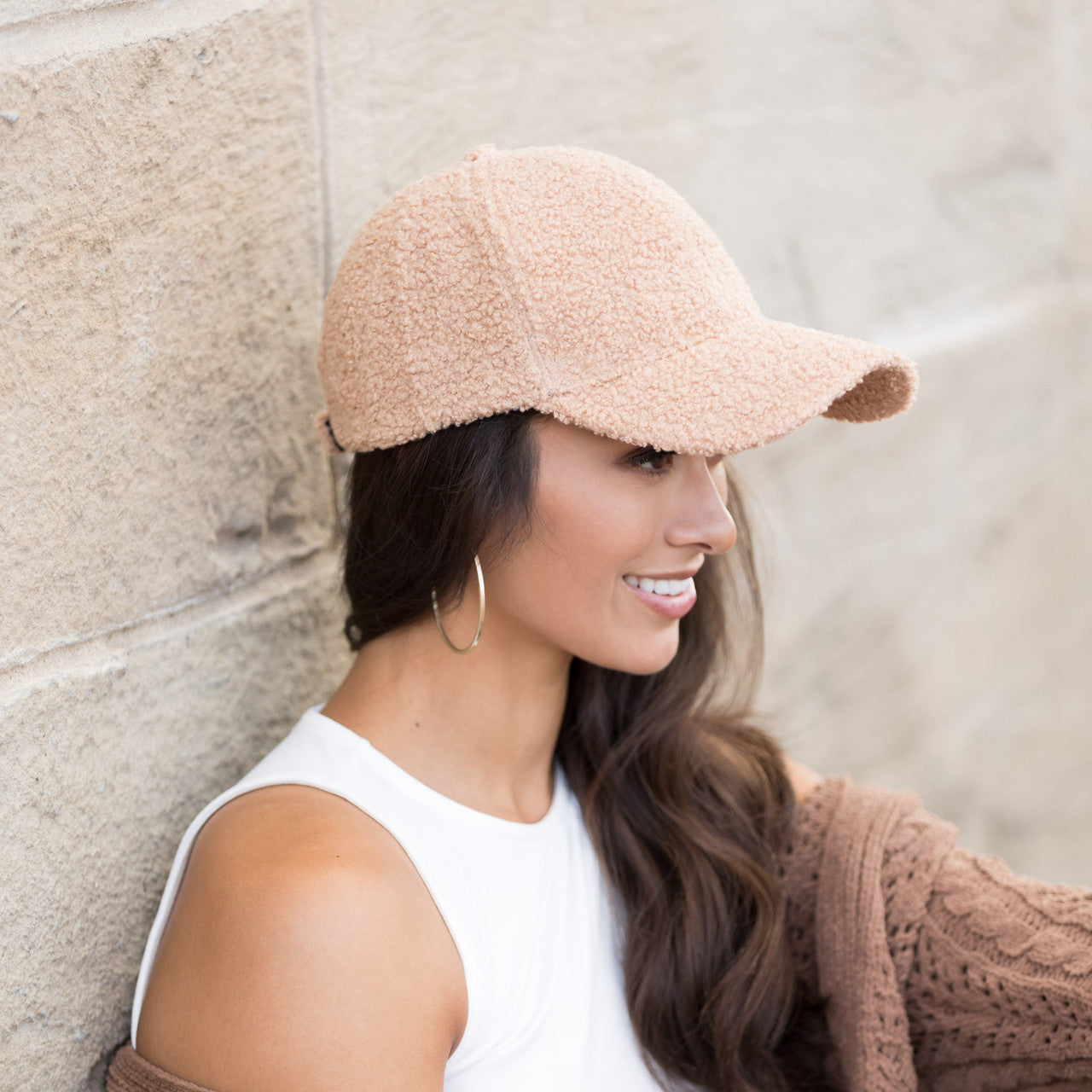 Boucle Sherpa Boyfriend Ball Cap
