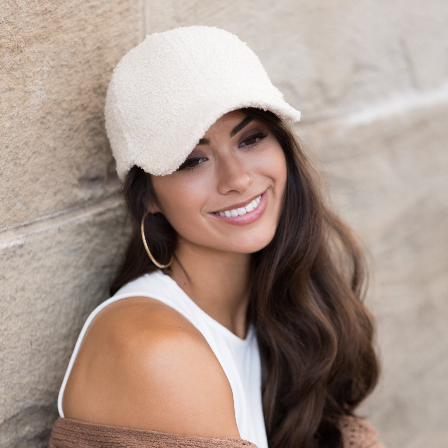 Boucle Sherpa Boyfriend Ball Cap