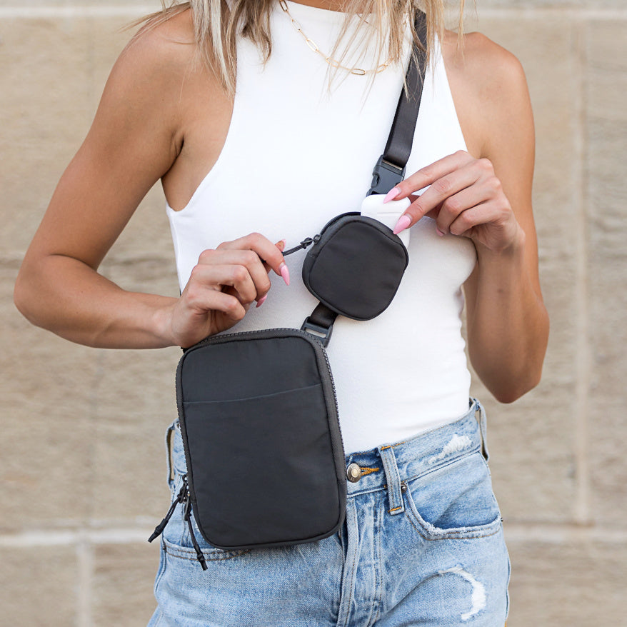 Eva Clippable/Removable Coin Pouch Crossbody