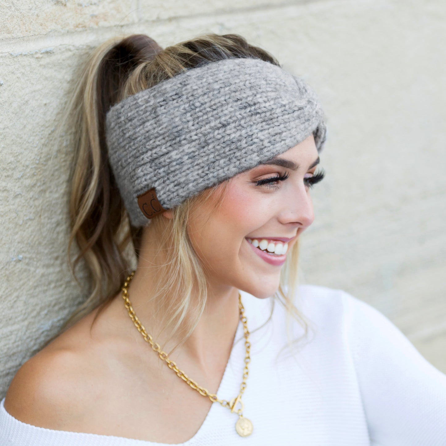 C.C® Cozy Marled Headwrap