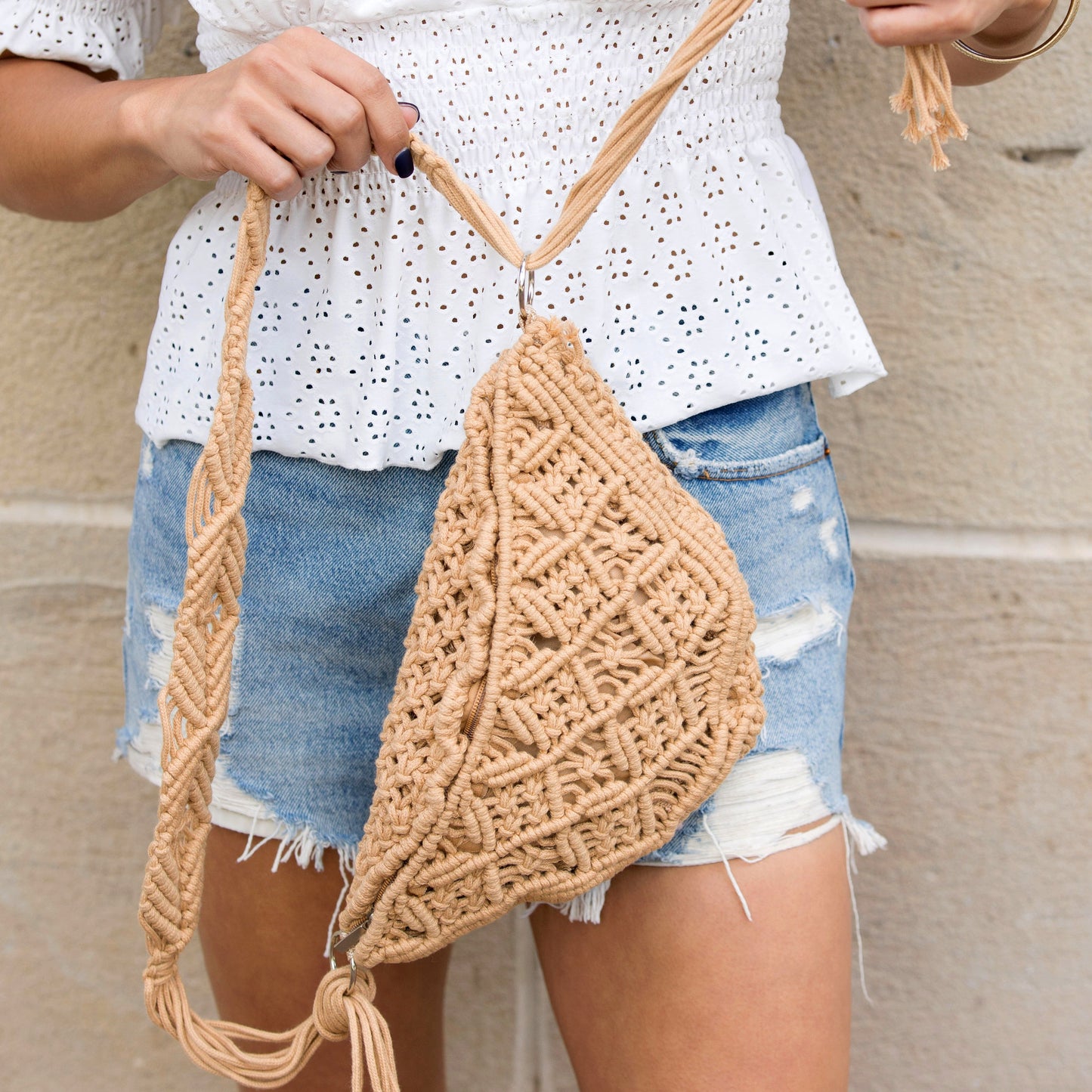 Macrame Sling Bag