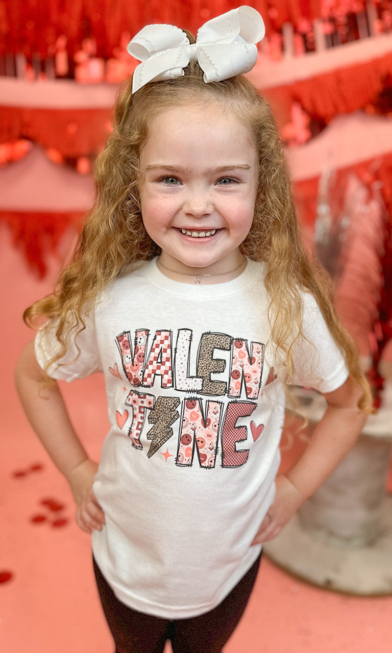 Multi Valentine Letters Graphic T-Shirt