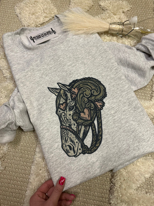 Valentines Horse Head Graphic