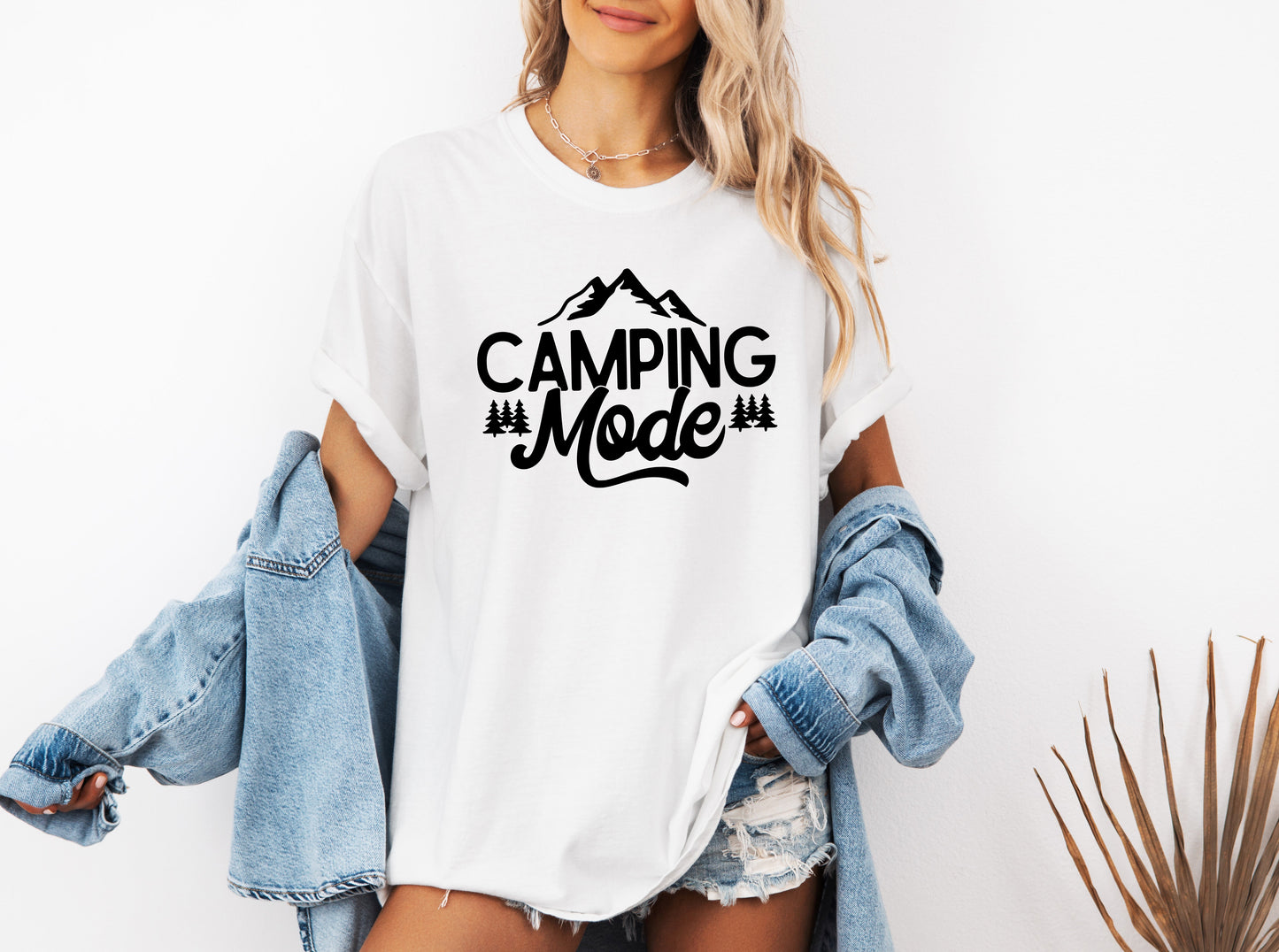 Camping Mode Nature Camping Hiking Garment Dyed Shirt