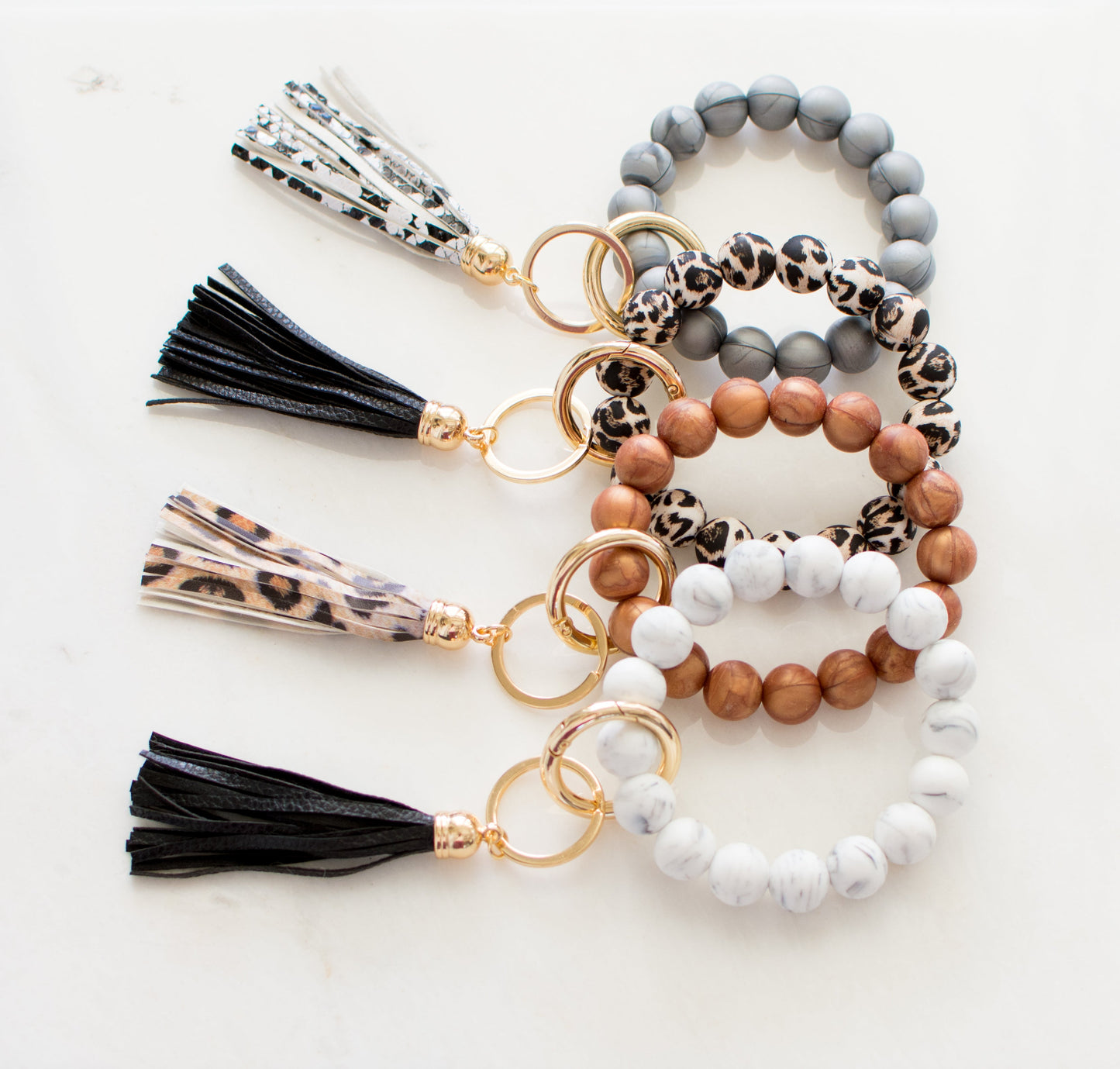 Silicone Key Ring Bracelet