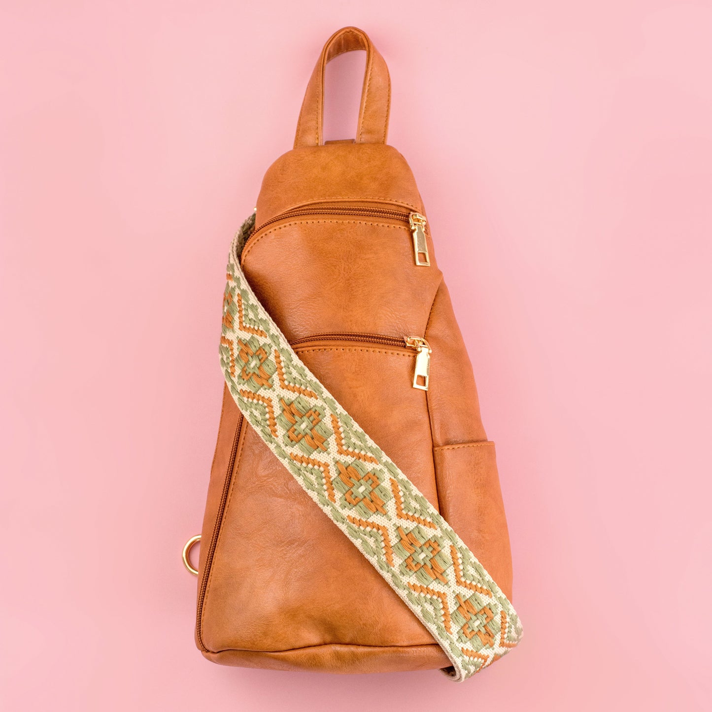 Evie Vegan Leather Crossbody Sling Bag