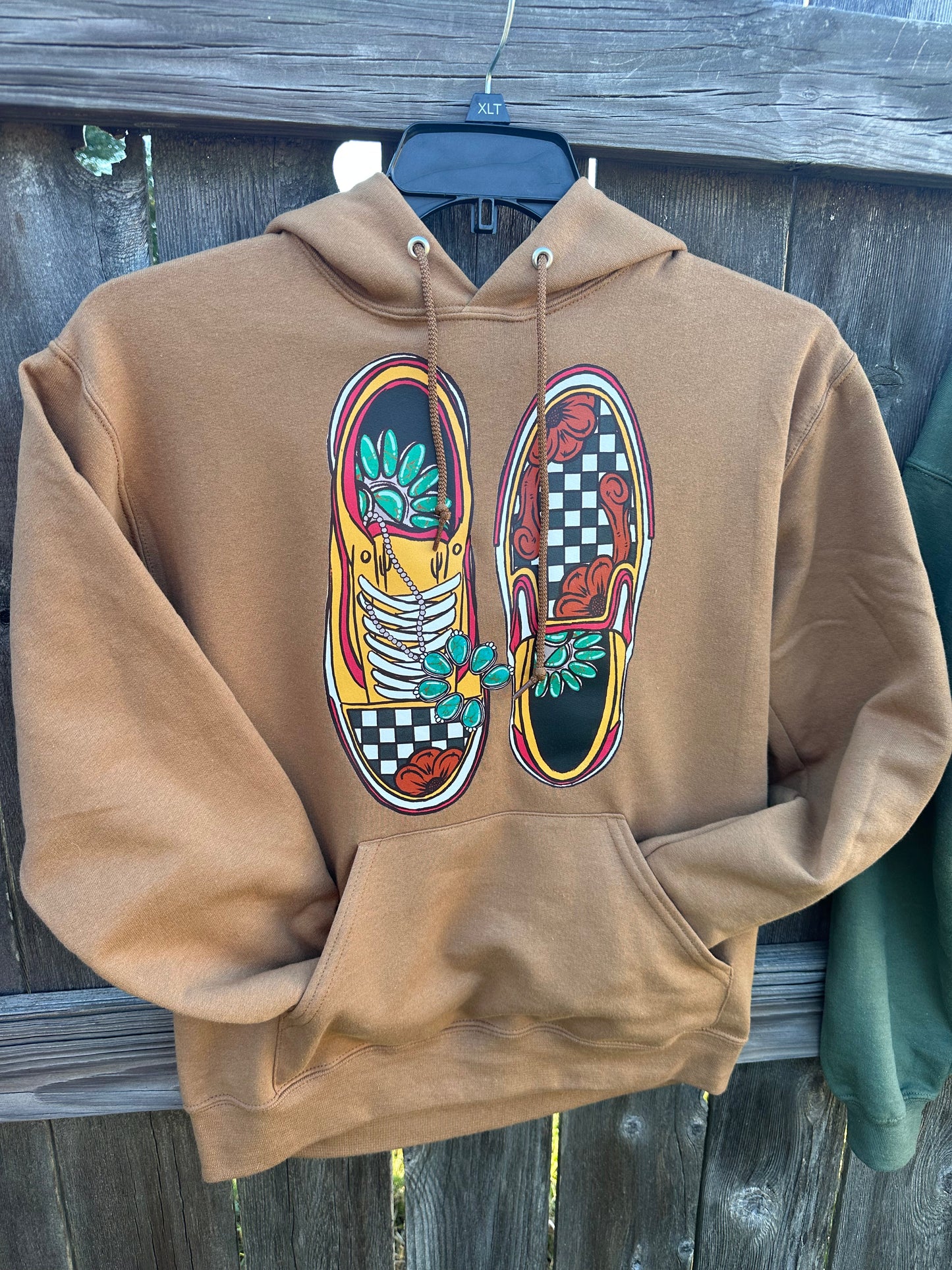 Checkered Shoes Wild Hoodie