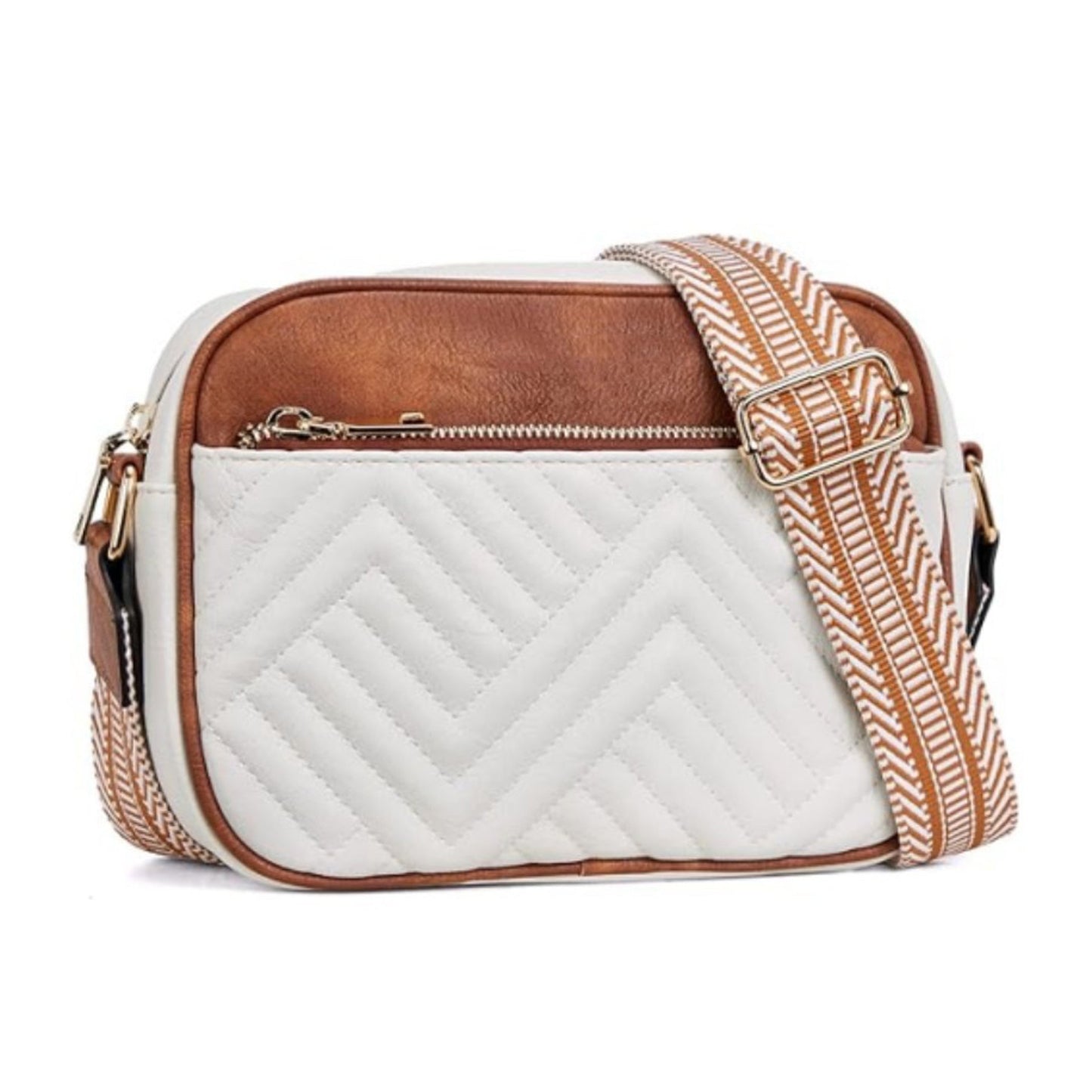 Everly Vegan Leather Camera Crossbody