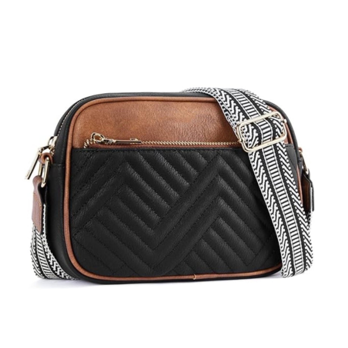 Everly Vegan Leather Camera Crossbody