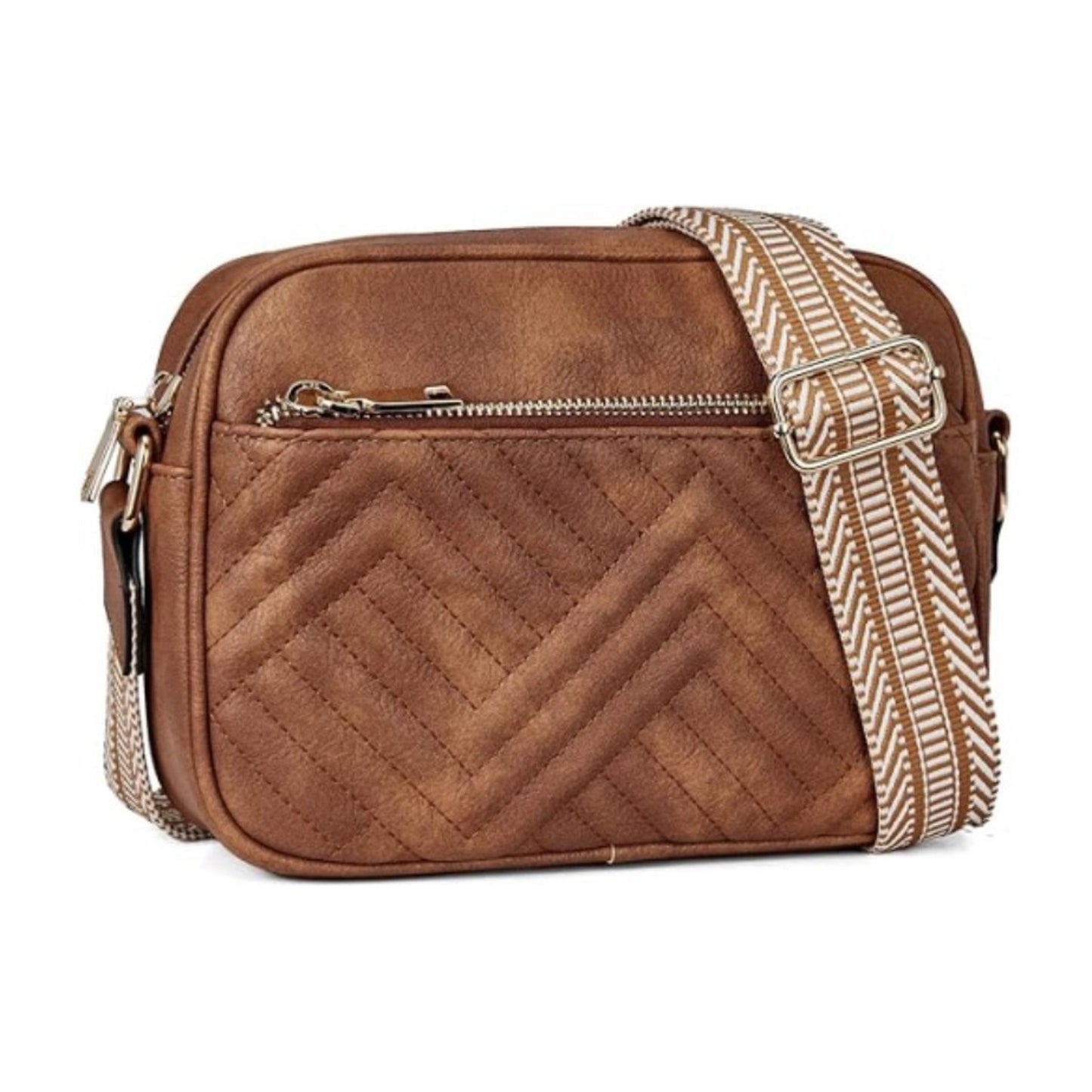 Everly Vegan Leather Camera Crossbody