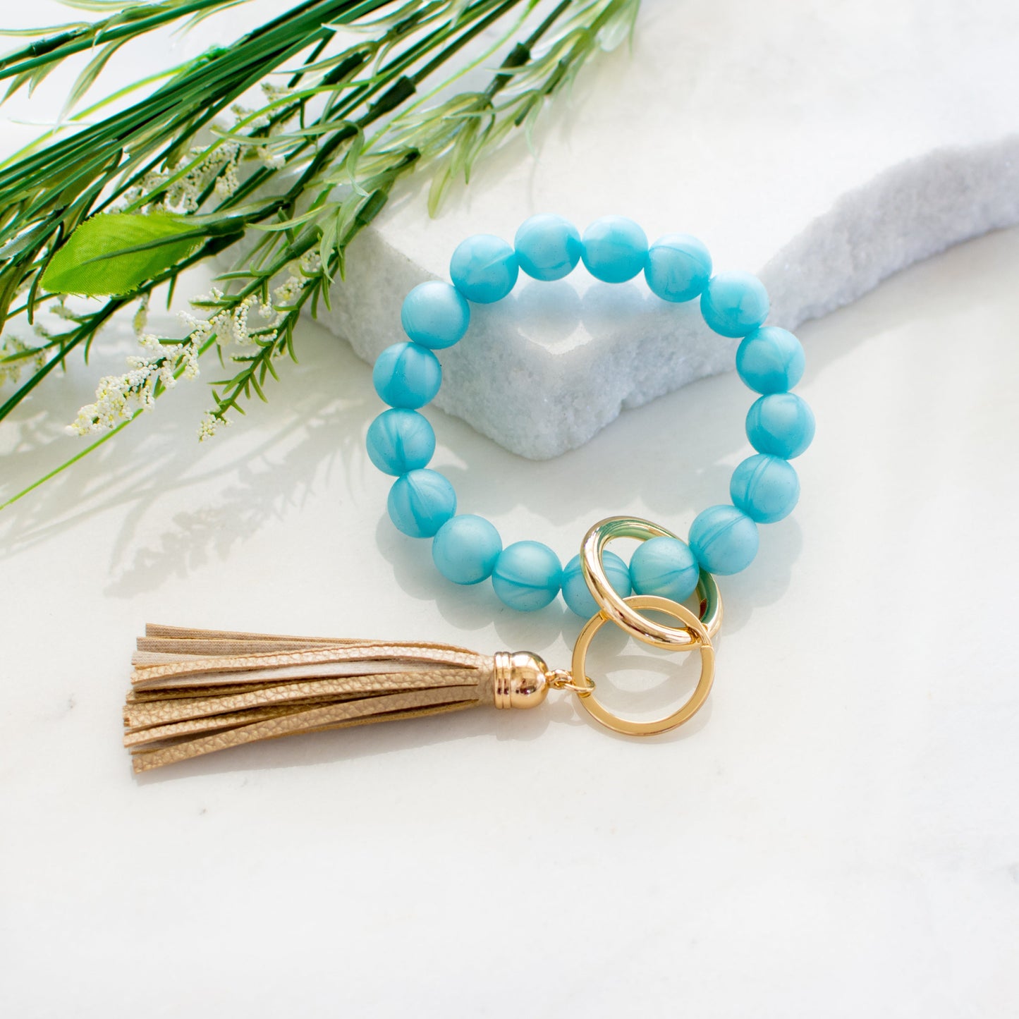 Silicone Key Ring Bracelet