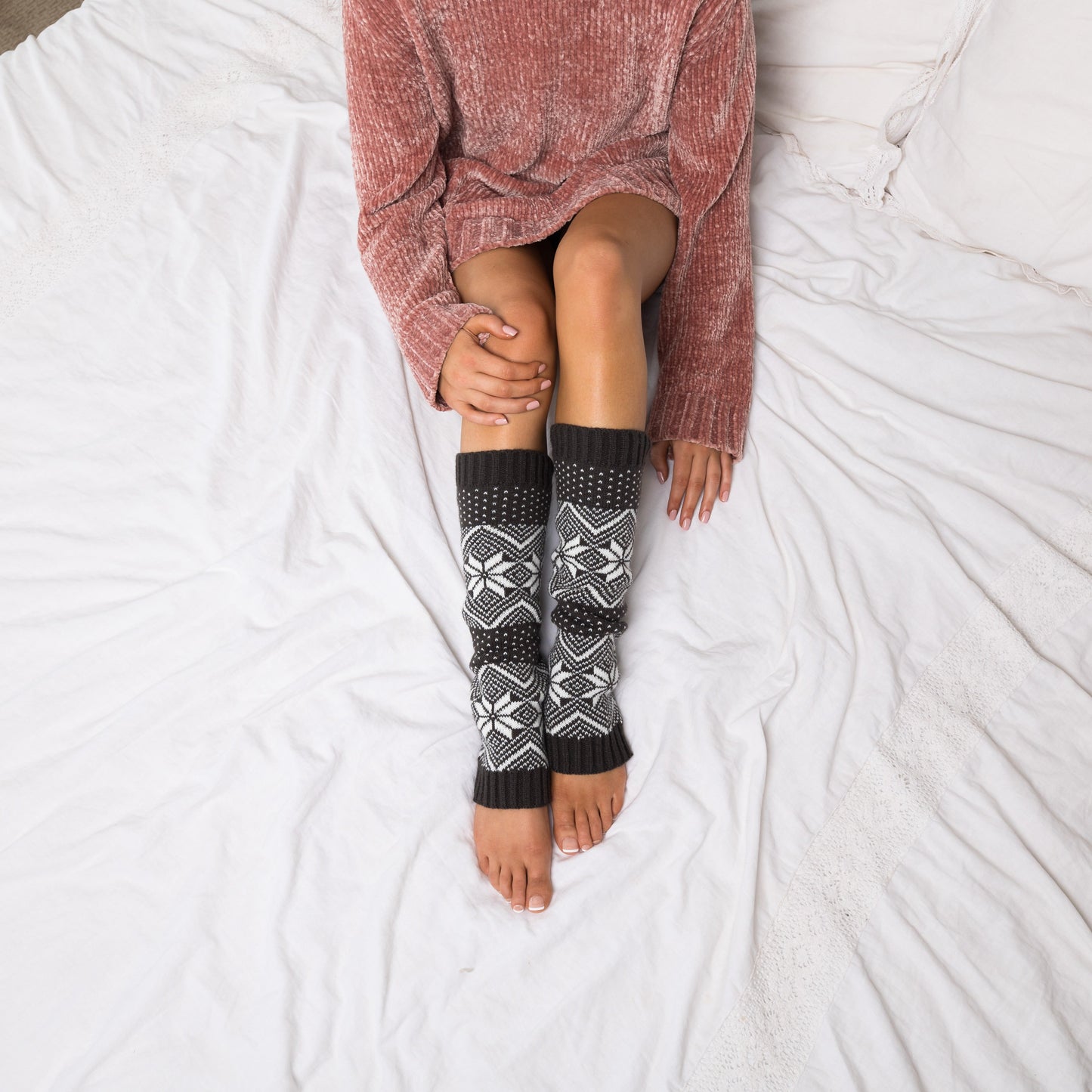 Alpine Snowflake Legwarmer