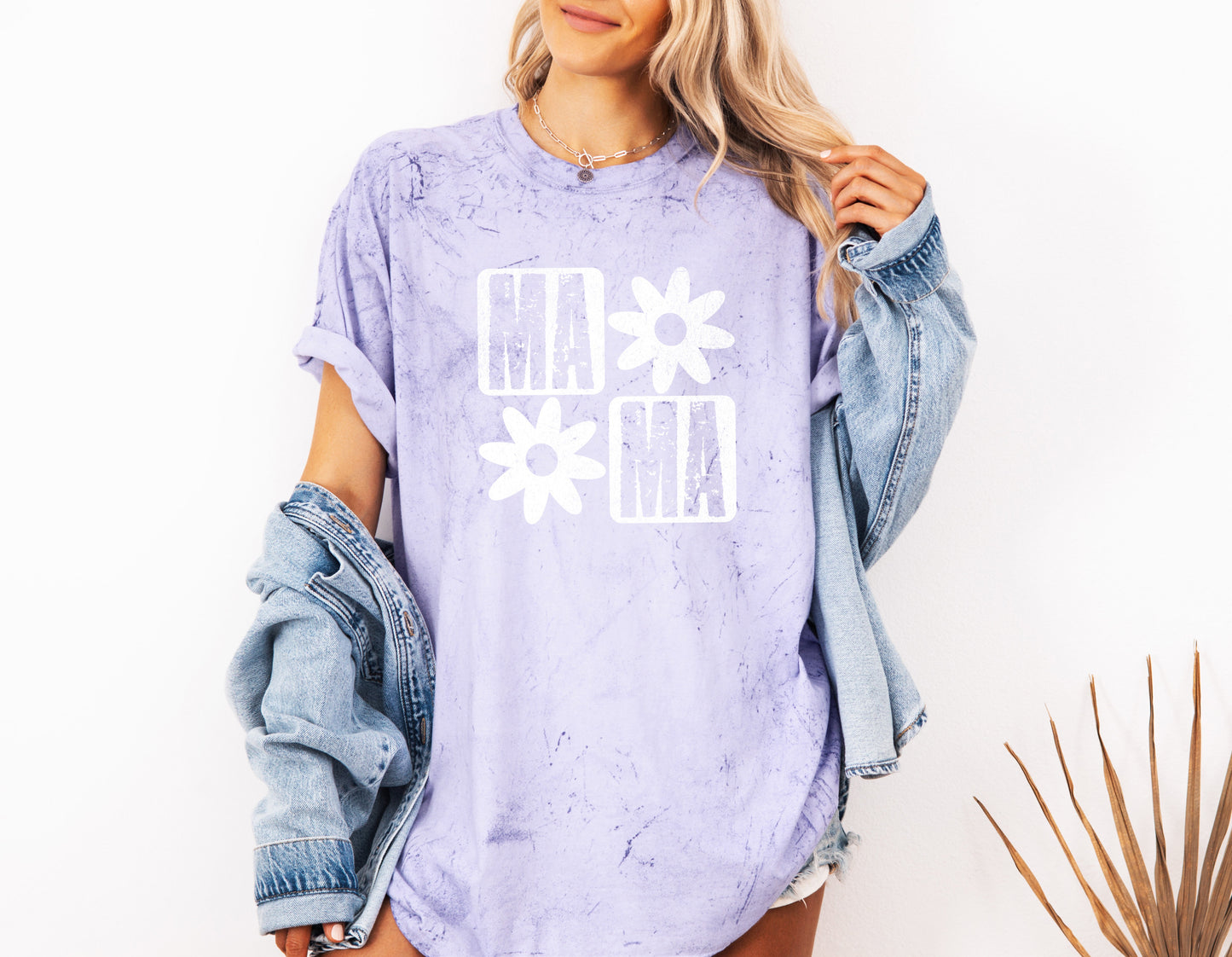 Mama Flower Comfort Colors T Shirt