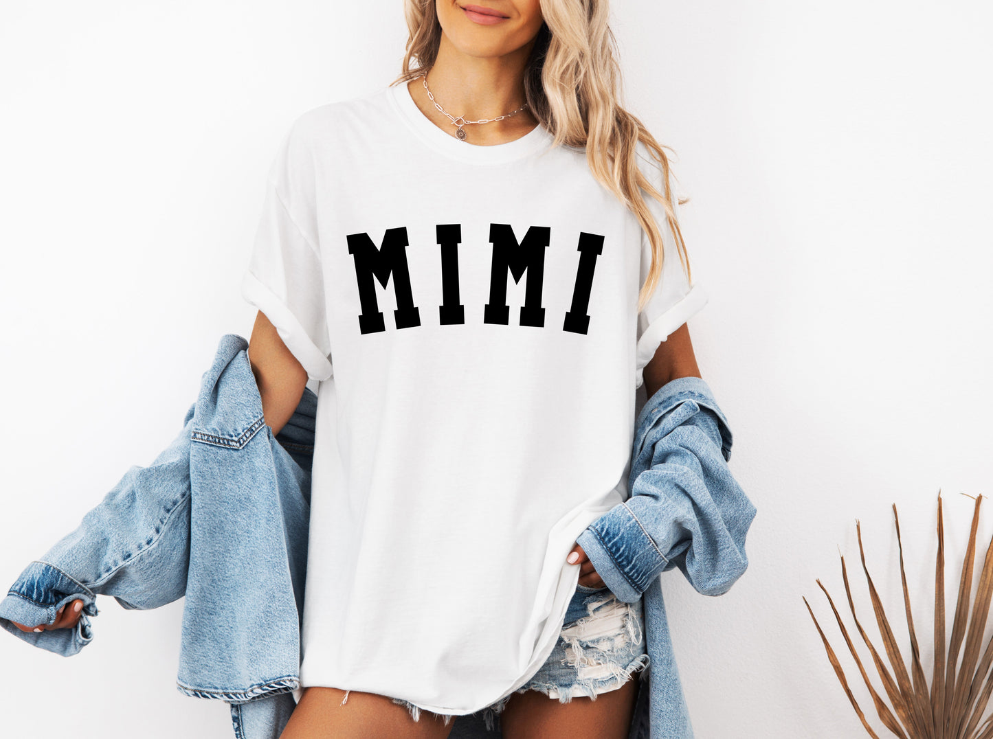 Mimi Grandma Comfort Colors Garment Dyed T Shirt (Condensed font)