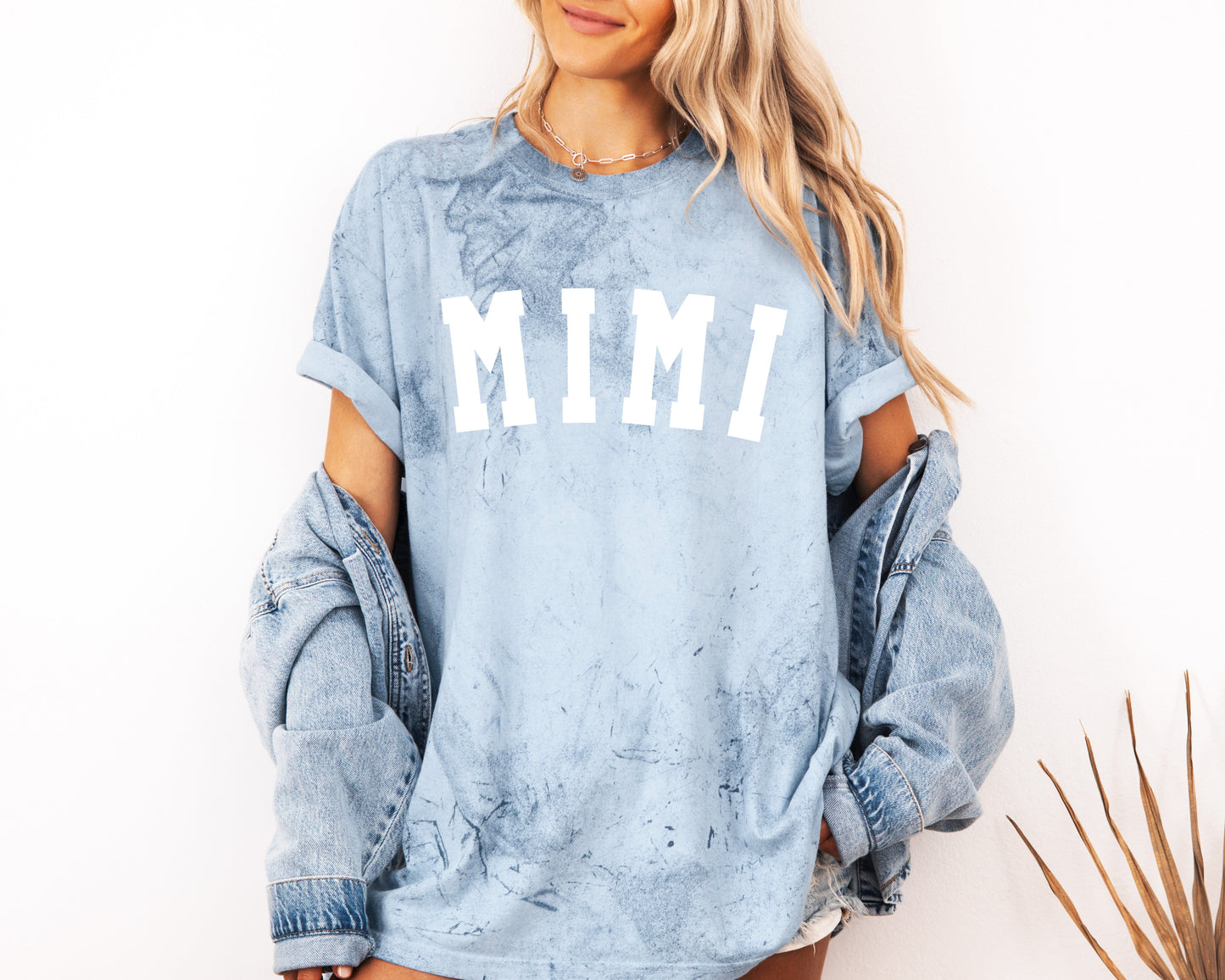 Mimi Grandma Comfort Colors Garment Dyed T Shirt (Condensed font)