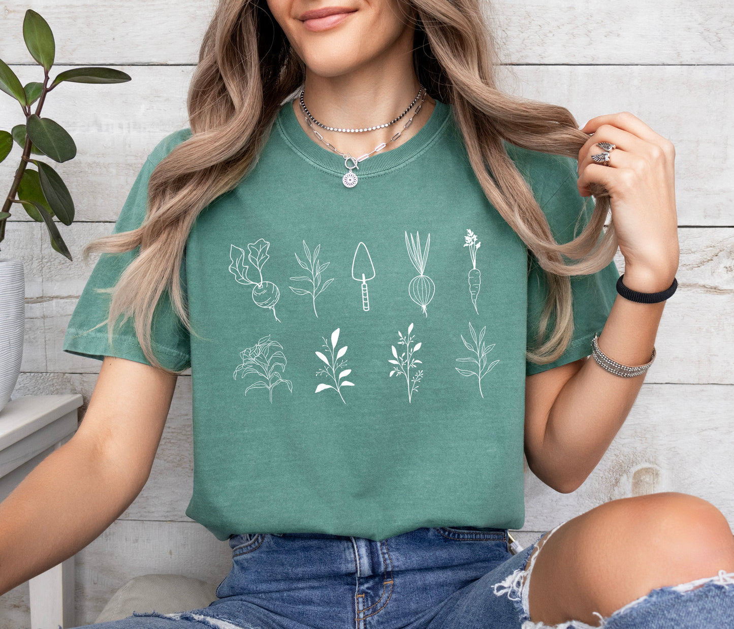 Plant Gardening Vegetable Botanical Comfort Colors T Shirt