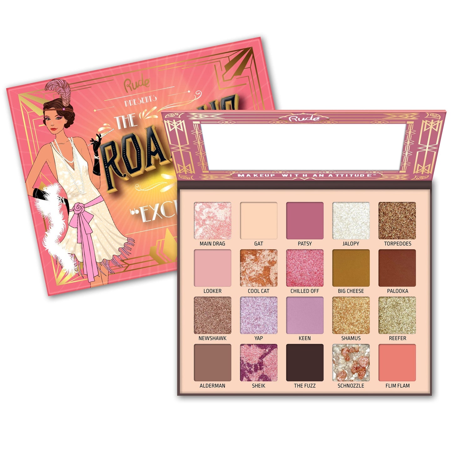 RUDE The Roaring 20's Eyeshadow Palette - Excessive