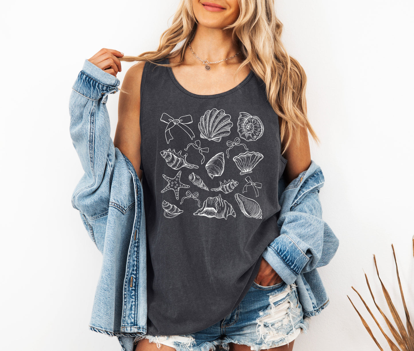 Seashell Lake Beach Mountain Hiking Camping Vacation Nature Comfort Colors Tank Top