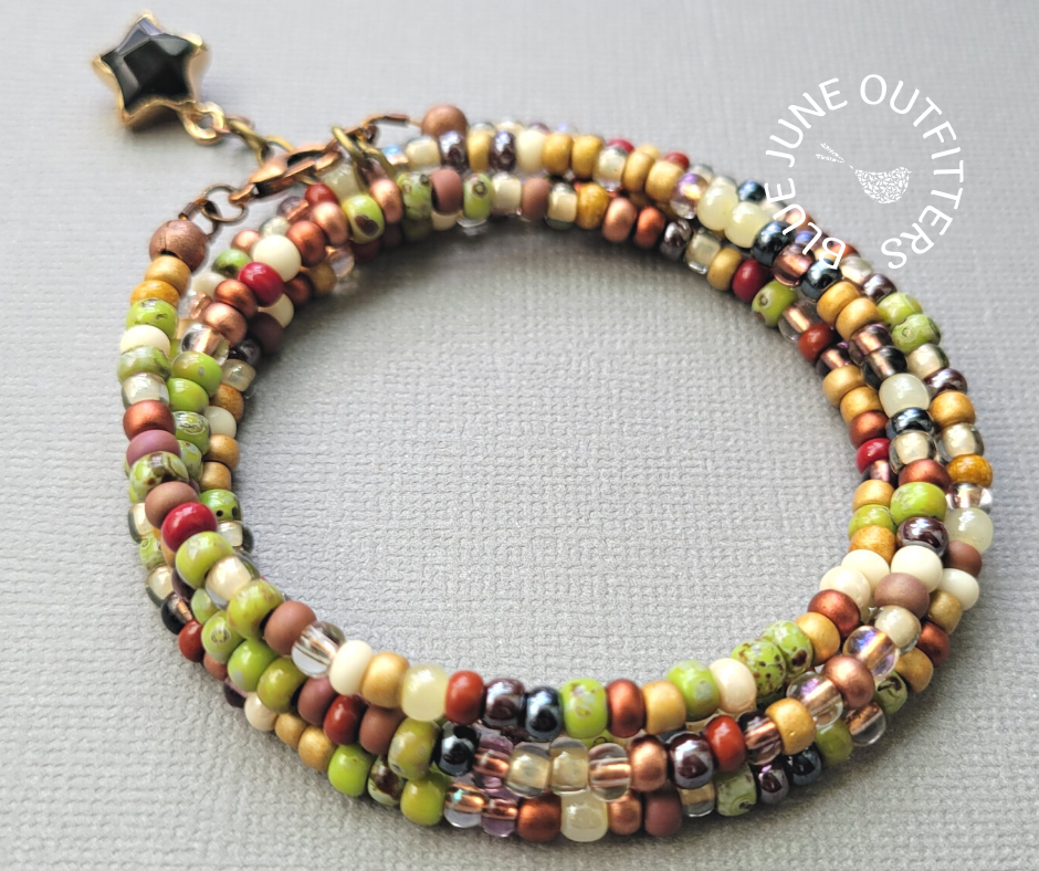 Boho Beaded Wrap Bracelet