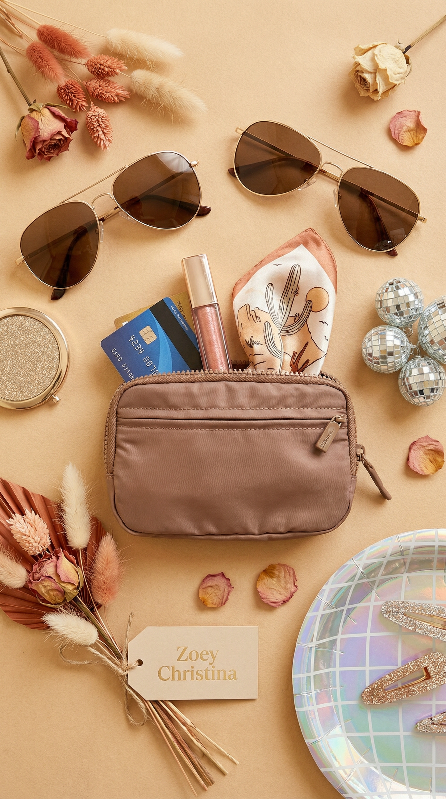 Convertible Crossbody & Wristlet Wallet Bag – 7 Colors | 2-Zipper Purse with Card Slots, Phone Holder & Adjustable Strap