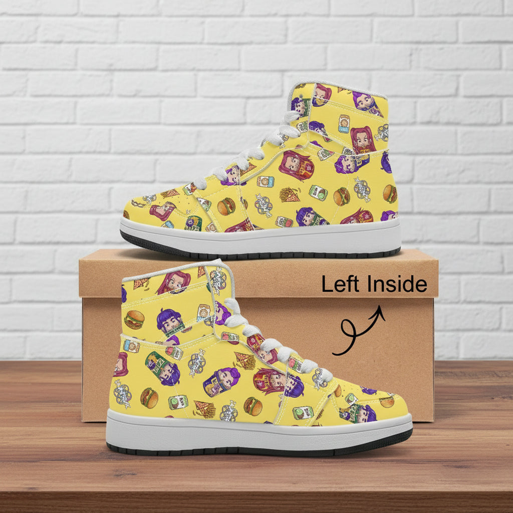 K-Pop Demon Hunters Ramen | Kids & Youth Vegan Leather High Tops