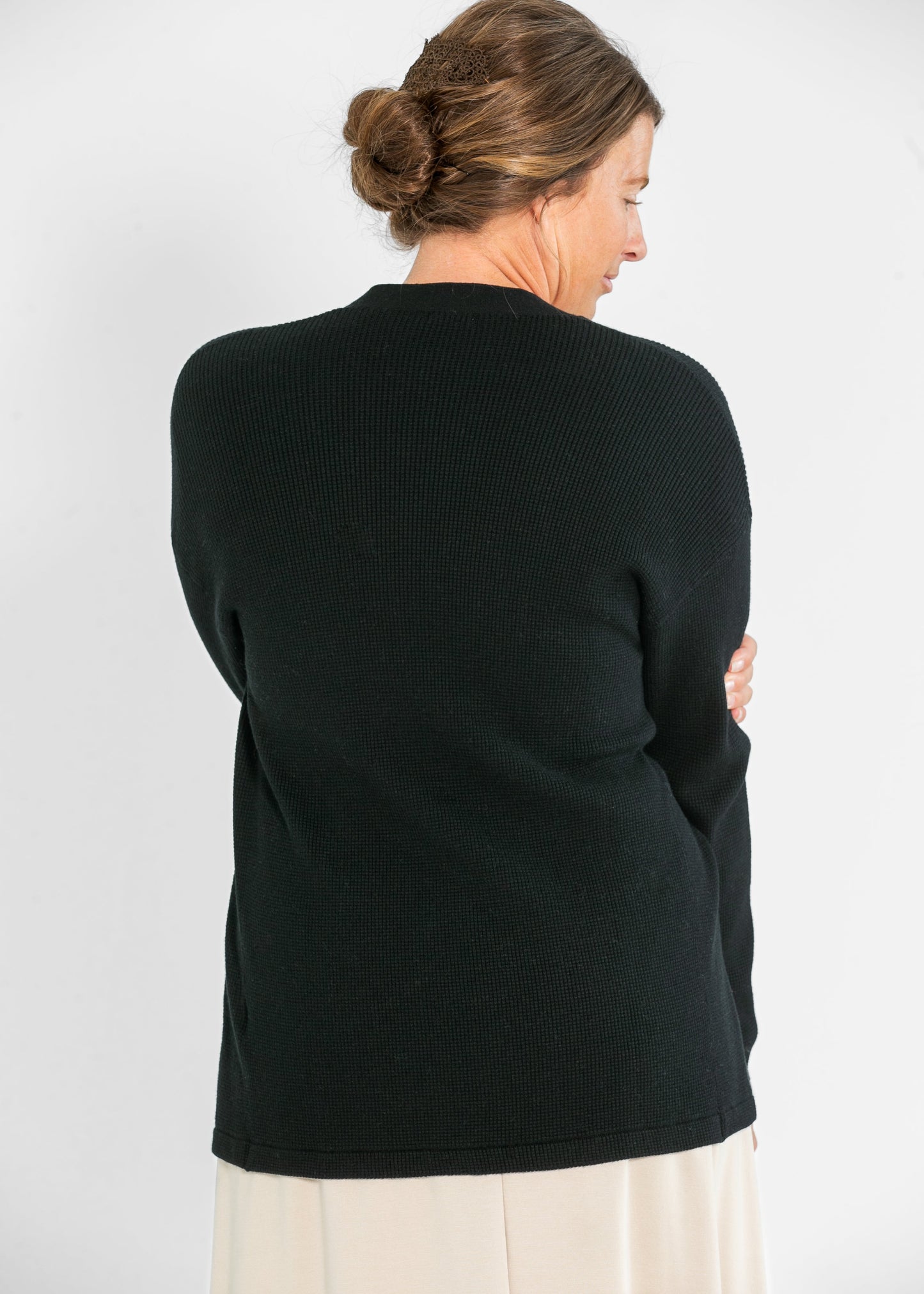 Essential Waffle Knit Cardigan - FINAL SALE
