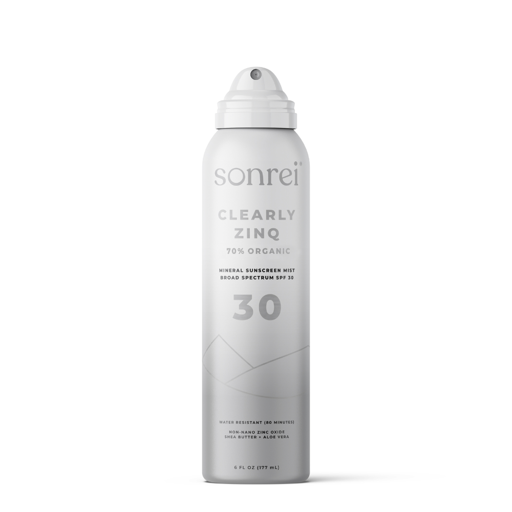 Sonrei Clearly Zinq Organic Mineral Sunscreen Mist SPF 30