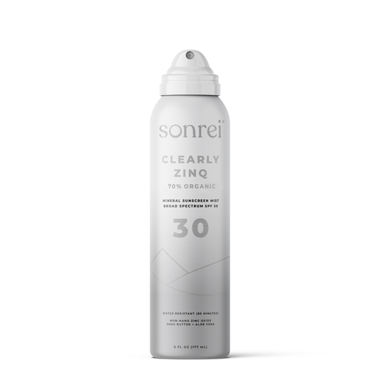 Sonrei Clearly Zinq Organic Mineral Sunscreen Mist SPF 30