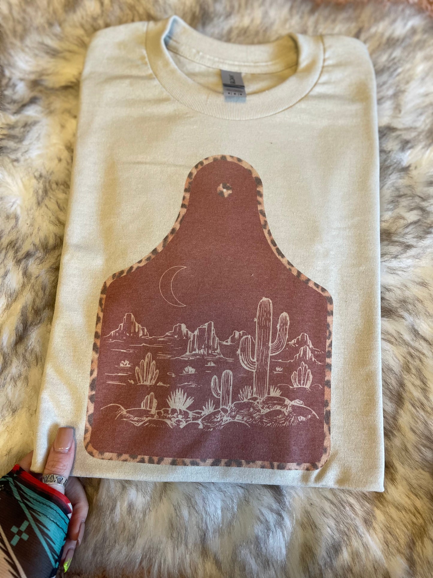 Desert Cow Tag Tee