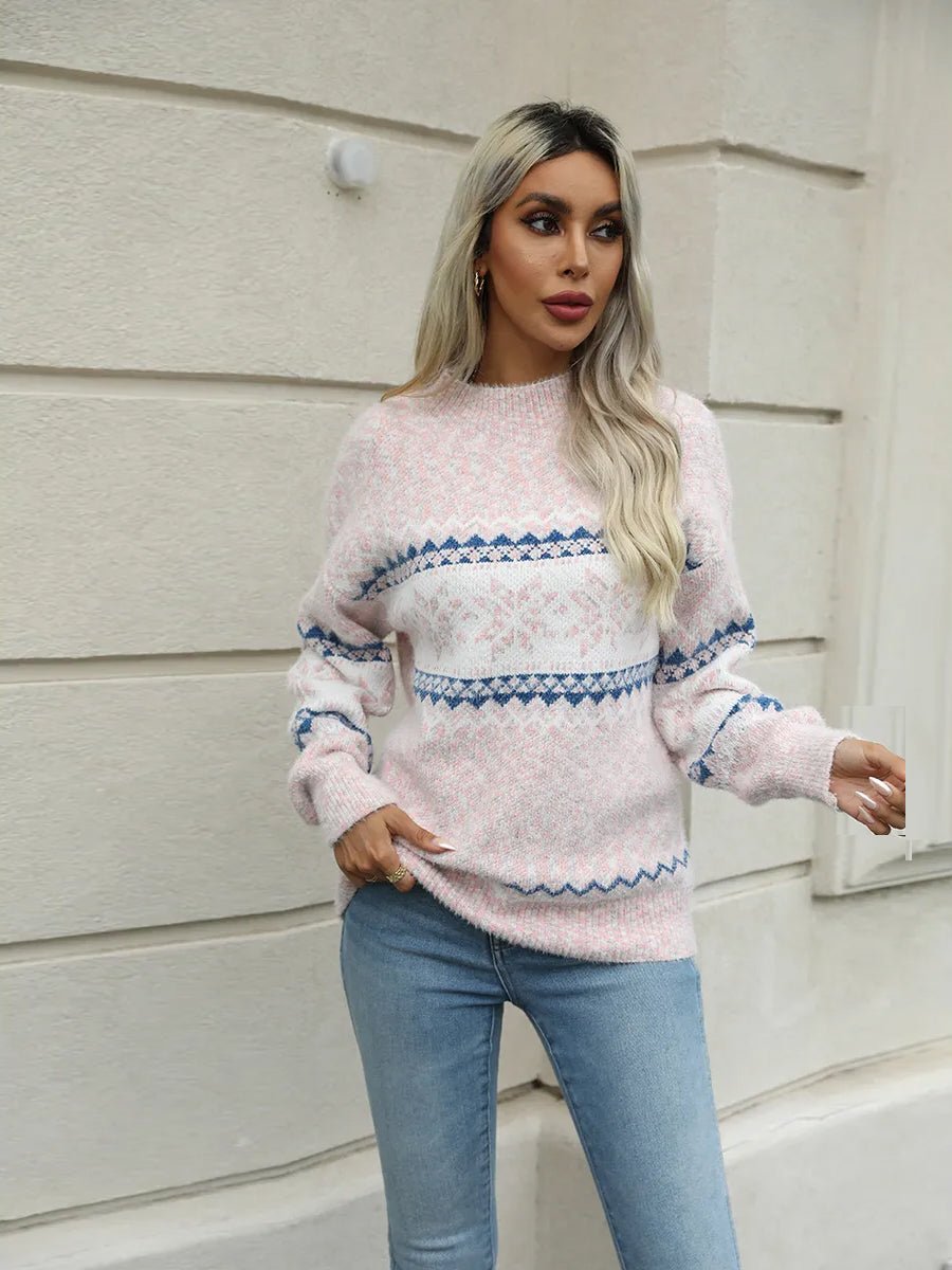 Kensley Turtleneck Snowflake Sweater