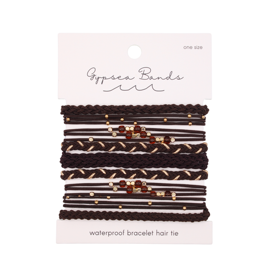Mocha Hair Tie Bracelets