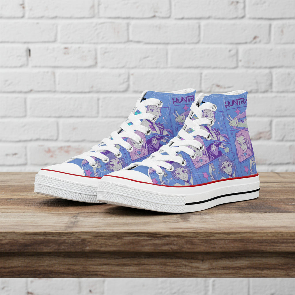 K-Pop Demon Hunters - Blue Variant | Adult High Top Sneakers
