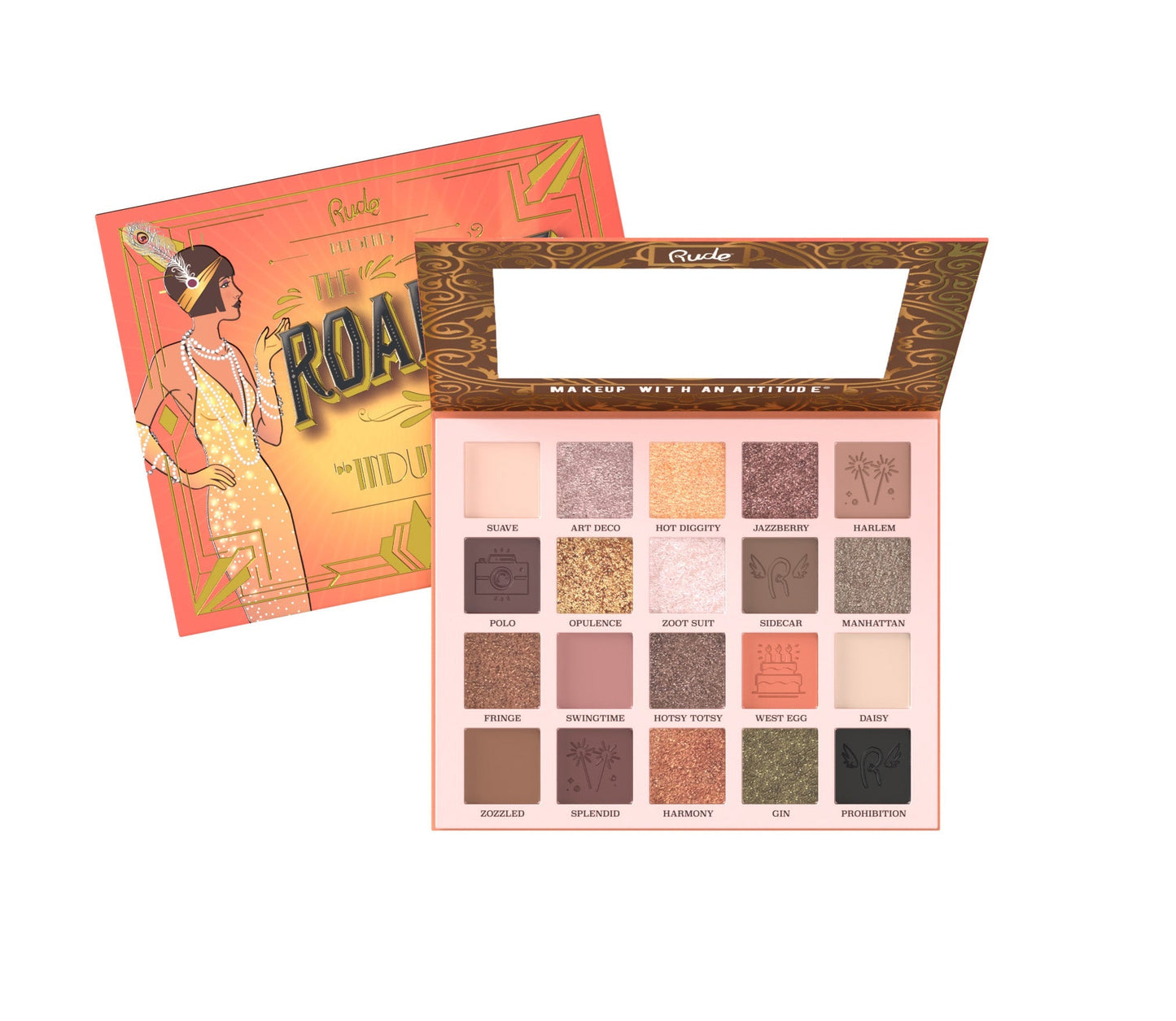 RUDE The Roaring 20's Eyeshadow Palette - Indulgence