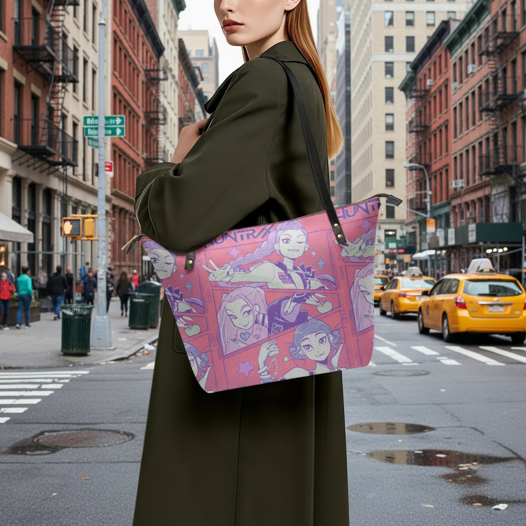 K-Pop Demon Hunters | Vegan Leather Tote Bag