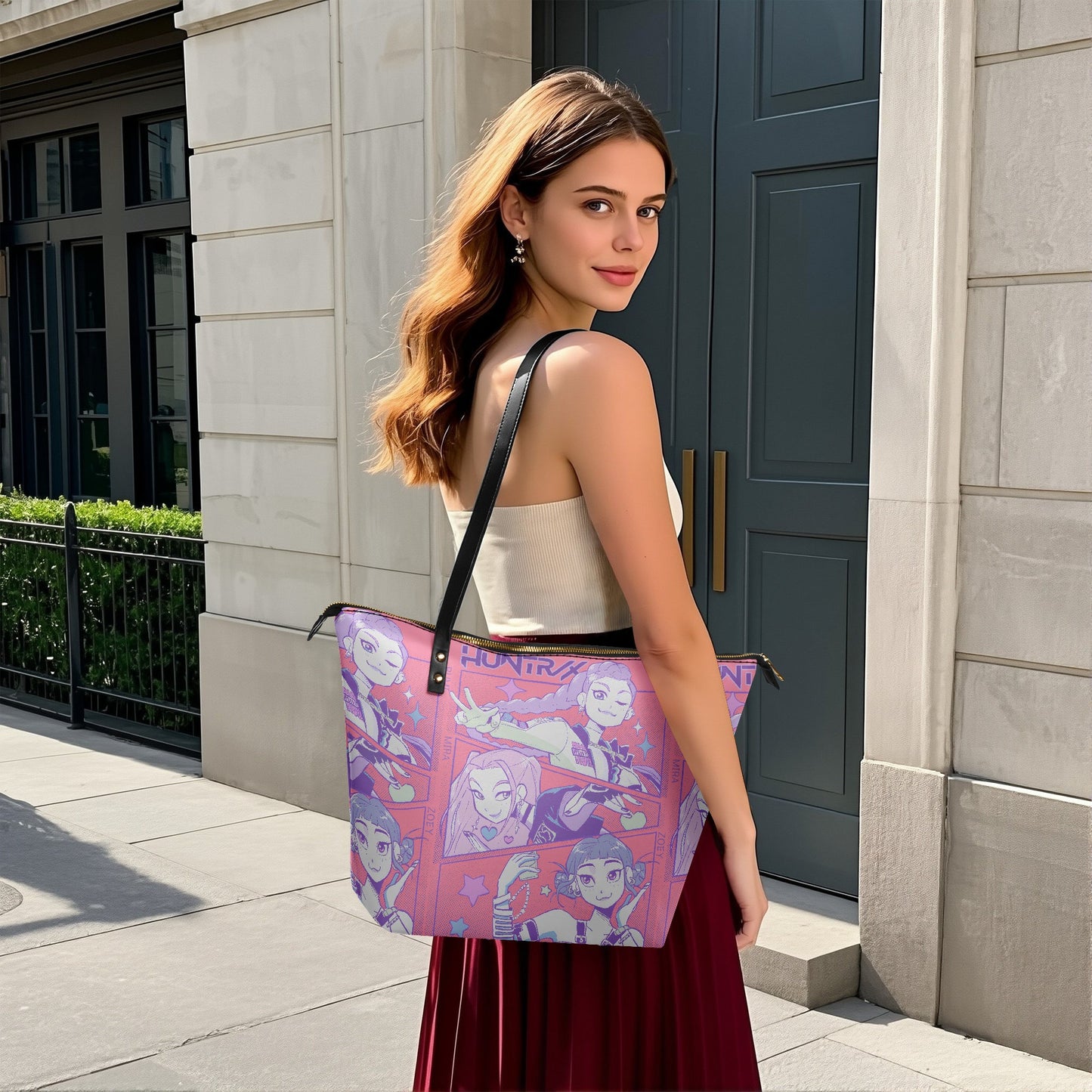 K-Pop Demon Hunters | Vegan Leather Tote Bag