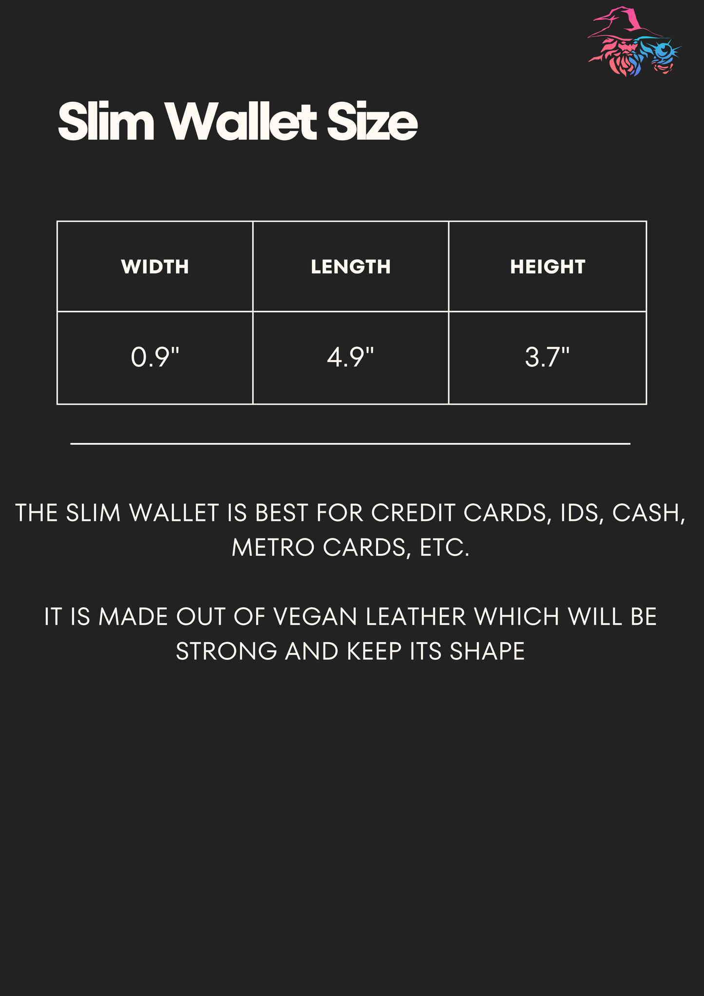 K-Pop Demon Hunters x Rumi Edition | Slim Wallet x Vegan Leather